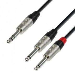 ADAM HALL K4YVPP0150 REAN - kabel Jack-2xJack 1,5M