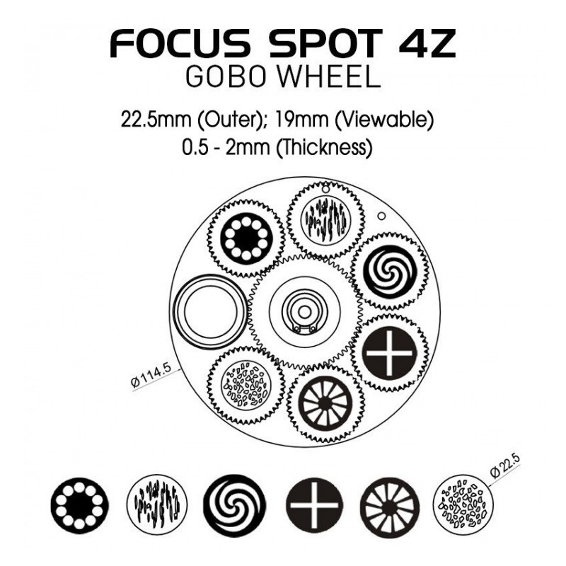 American DJ Focus Spot 4Z Pearl - głowa ruchoma