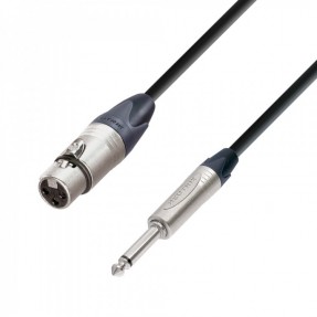 ADAM HALL K5MFP0300 Neutrik - Kabel XLR F - JACK Mono 3m