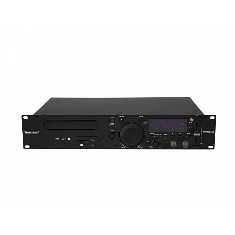 Omnitronic XDP-1502 - odtwarzacz CD, MP3, SD, rackowy