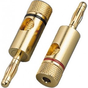 MONACOR BP-150G - wtyki śrubowe-bananowe