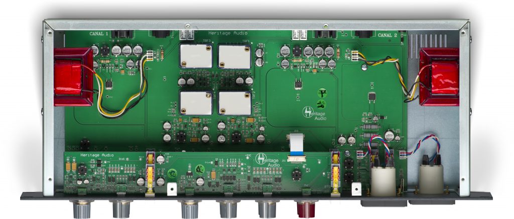 Heritage Audio HA-609A: Wysokiej jakości przełączniki obrotowe i potencjometry skokowe