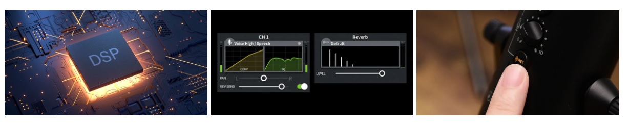 Yamaha AG01: Efekty DSP o zerowej latencji zapewniające profesjonalny dźwięk