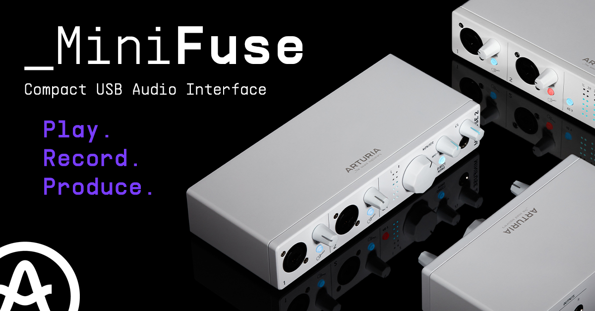 ARTURIA MiniFuse 4 White: Compact USB Audio Interface