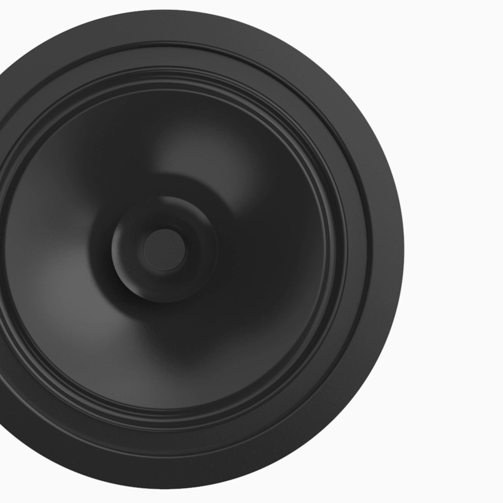 AUDAC CENA706/B SpringFit - głośnik sufitowy 6,5 8Ω i 100V - wersja czarna