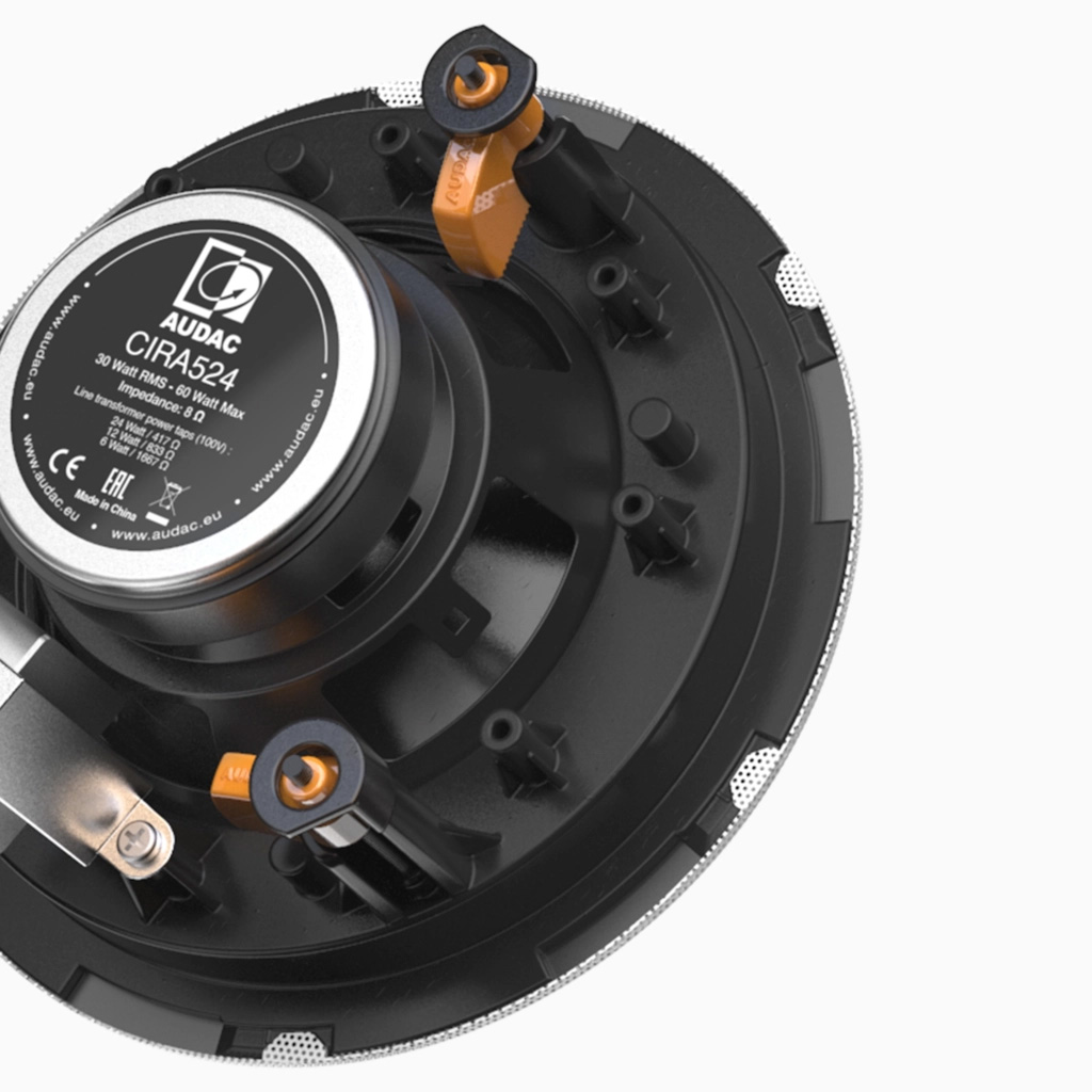 AUDAC CIRA524/W - 2-drożny głośnik sufitowy 8Ω 24W 100V