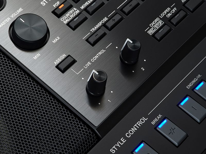 Yamaha PSR-SX720 Kształtuj swój dźwięk z precyzyjną kontrolą