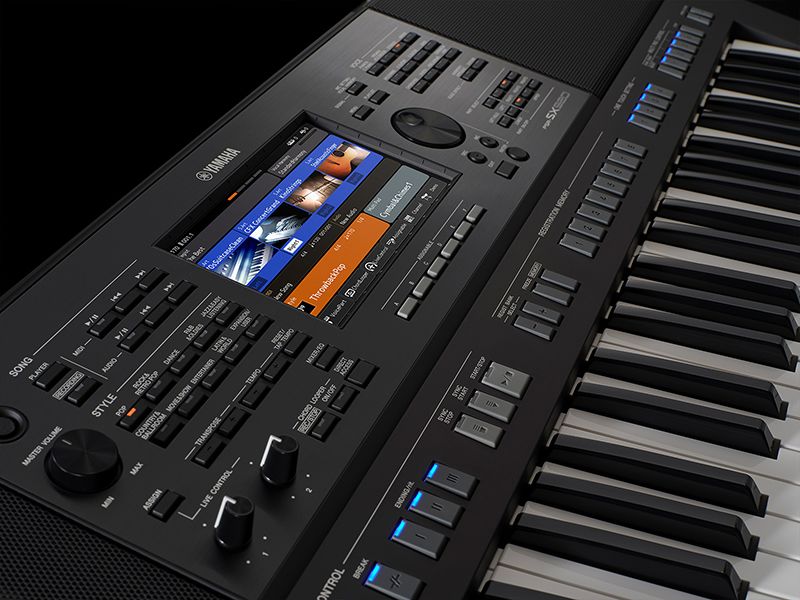 Yamaha PSR-SX720 Przyciski i elementy sterujące