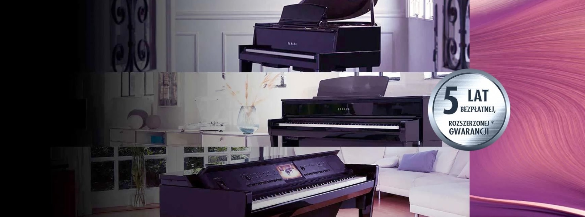 5-letnia rozszerzona gwarancja na Pianina Yamaha Clavinova CLP