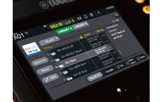 QuickPro Presets™ zapewniają natychmiastowy dostęp do konfiguracji Pro Sound