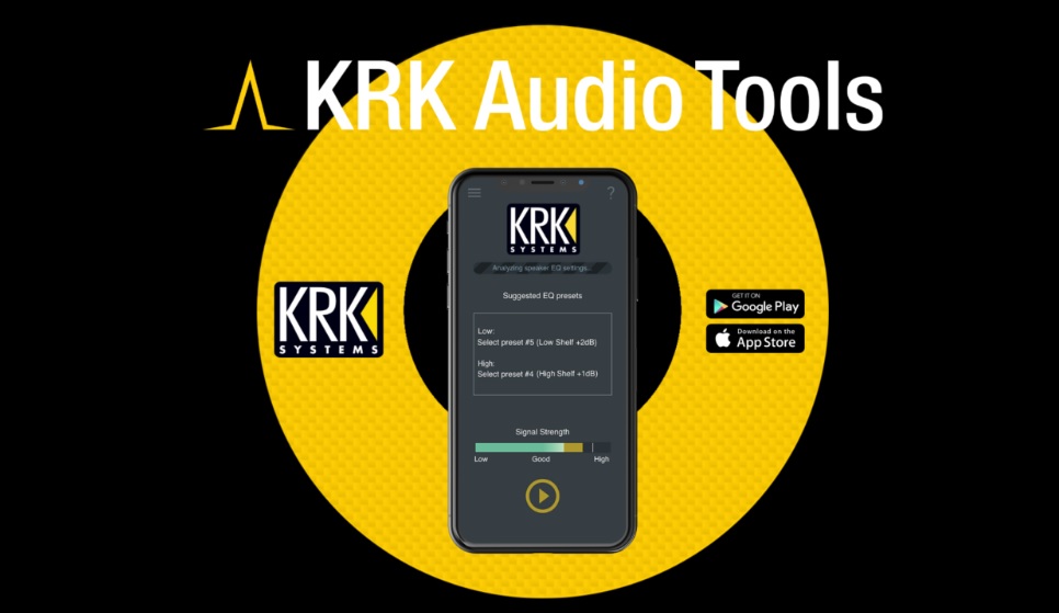 Aplikacja KRK Audio Tools