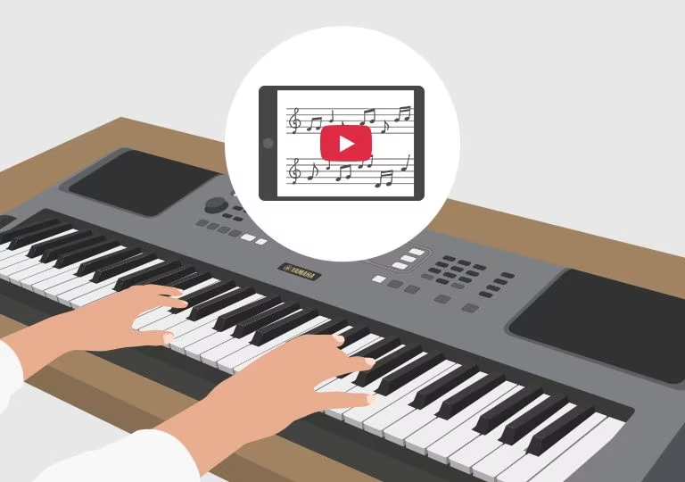 Yamaha PSR-I300 Filmy wideo z lekcjami