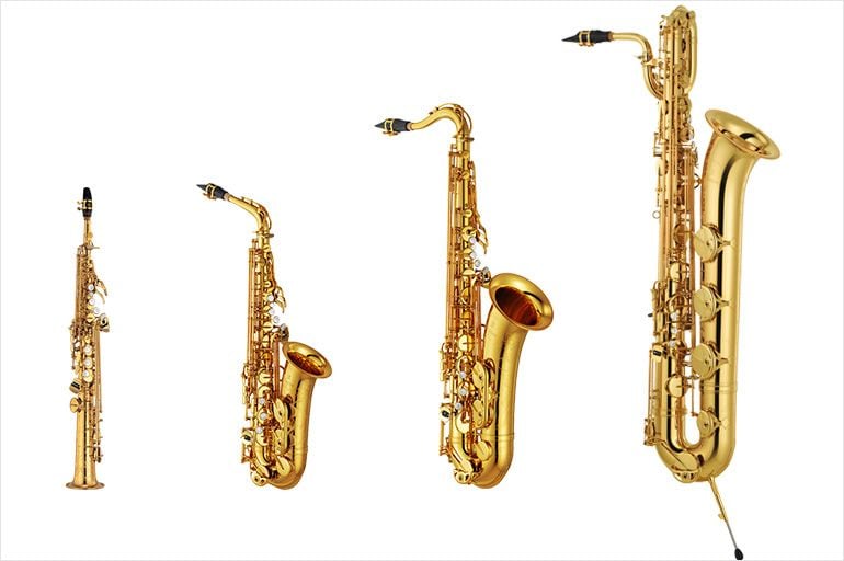 Yamaha YDS-120 Brzmienie saksofonu w 4 rodzajach, 56 Presetów