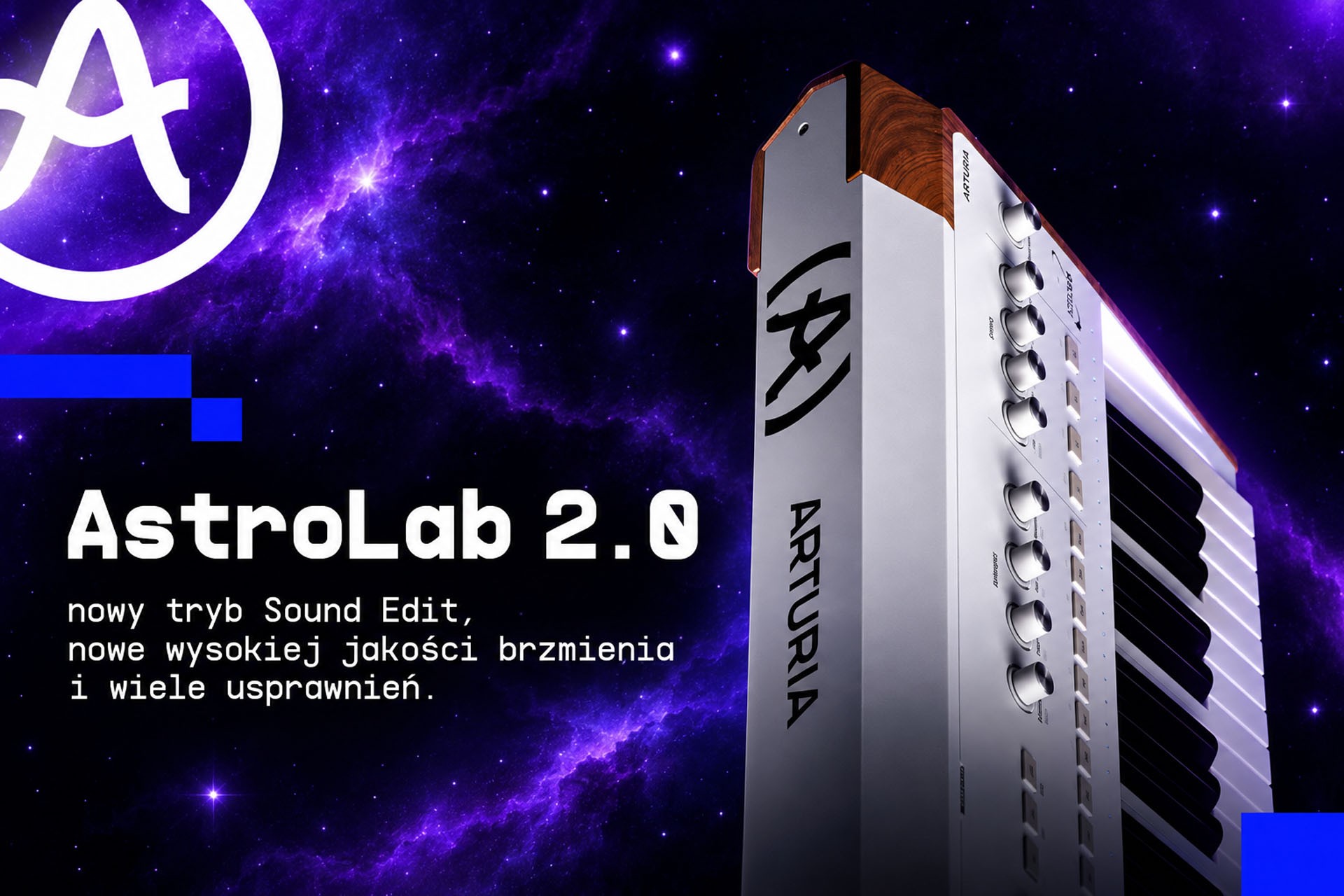 Arturia AstroLab 2.0 – wielka aktualizacja, nowe brzmienia i zaawansowana edycja dźwięku