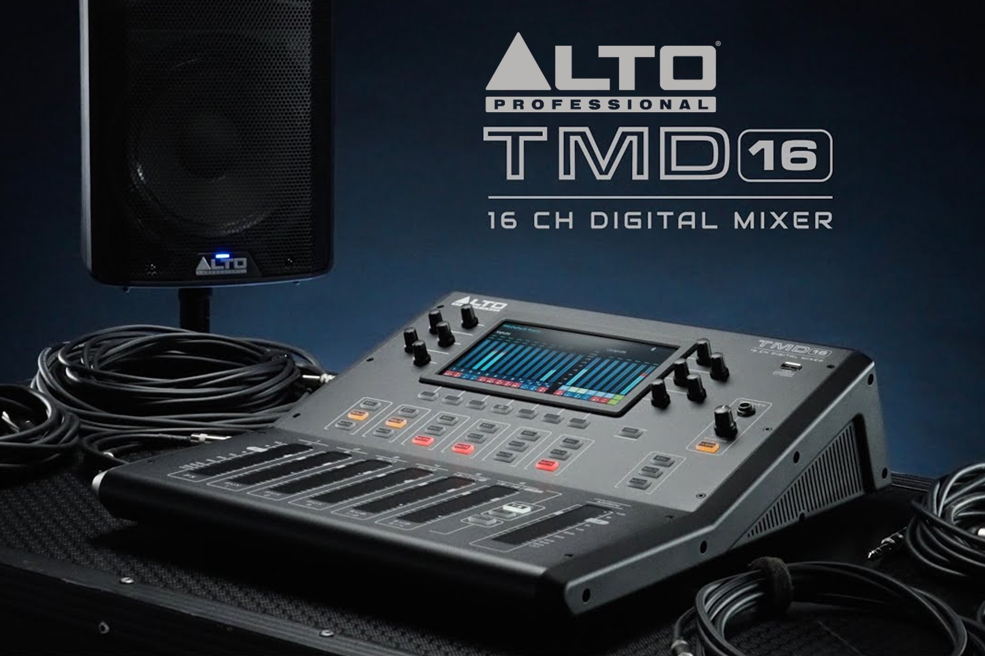 Alto TMD 16 – profesjonalny 16-kanałowy kompaktowy mikser cyfrowy z Bluetooth i USB