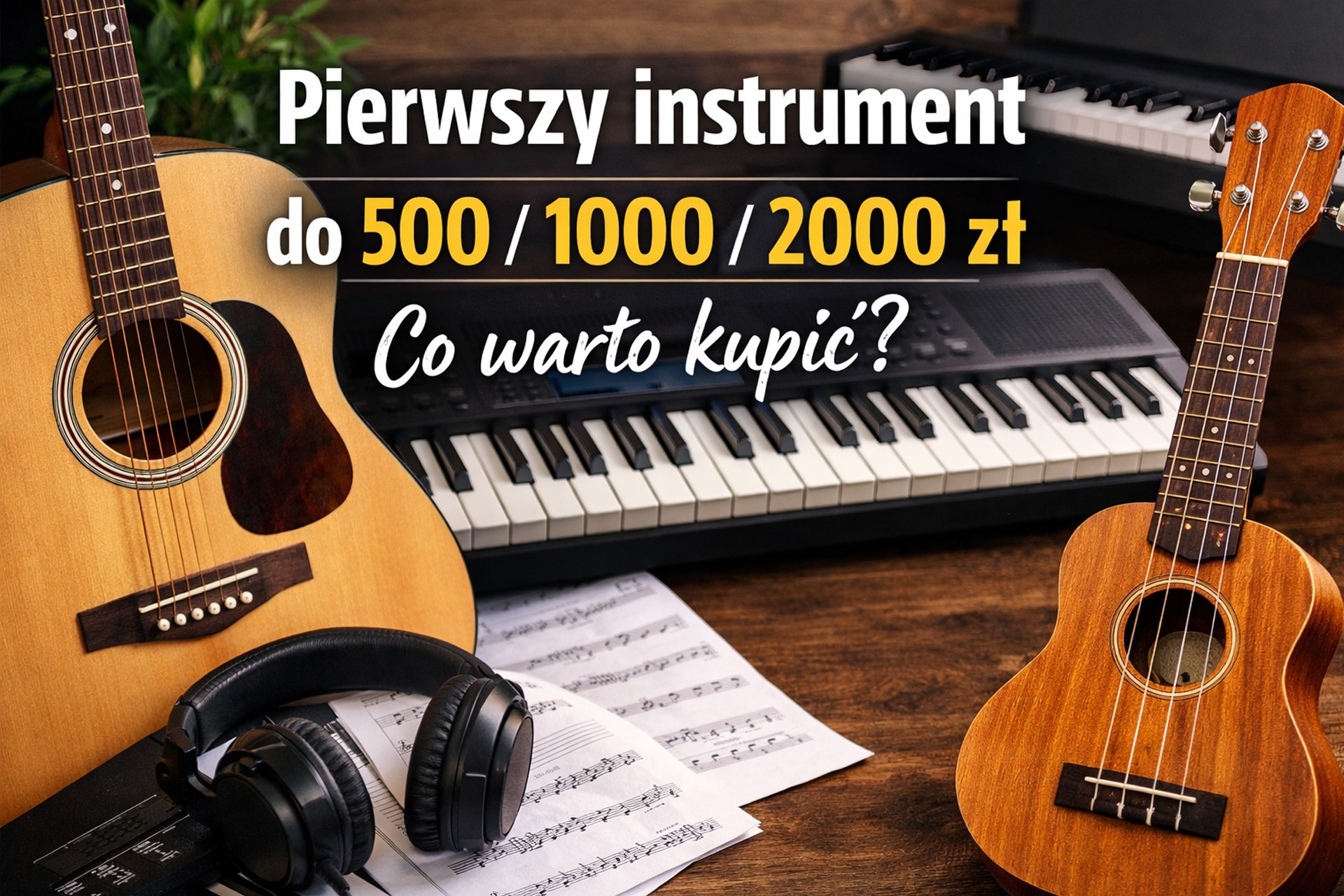 Pierwszy instrument do 500 / 1000 / 2000 zł – co warto kupić