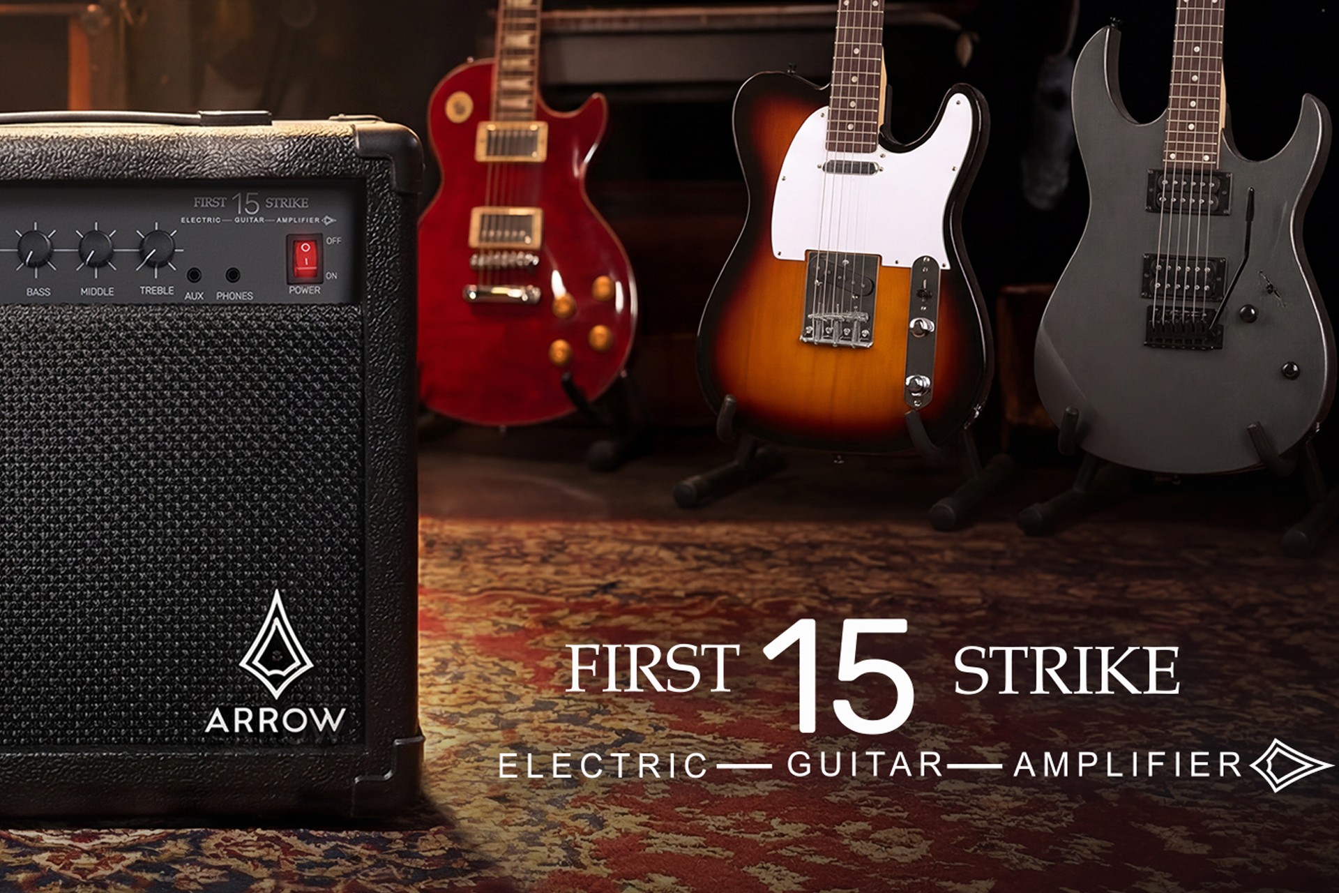 NOWOŚĆ Arrow First Strike 15 – kompaktowy wzmacniacz gitarowy z Bluetooth