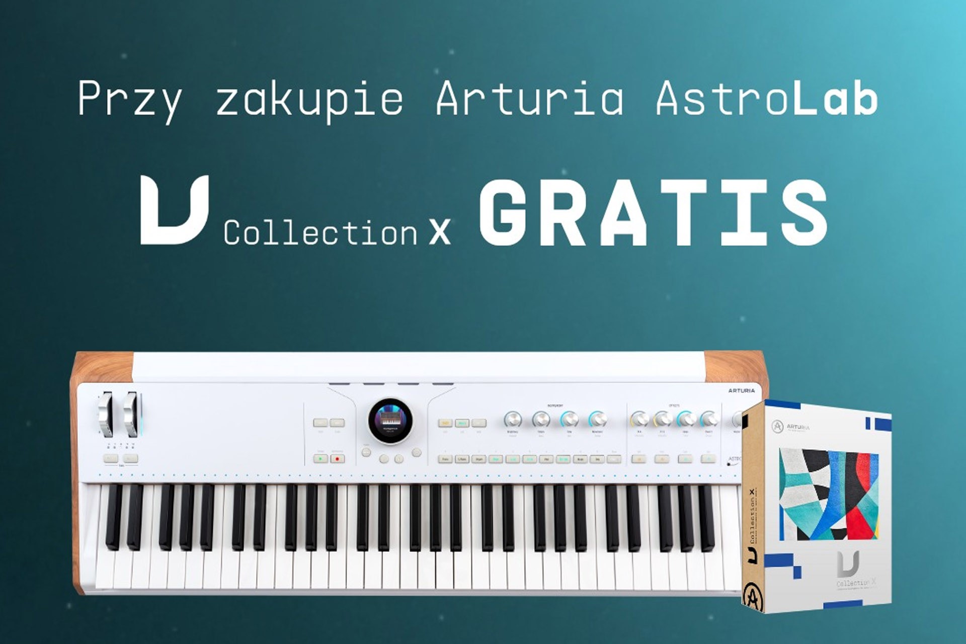 Zdobądź pełen pakiet Arturia V Collection X GRATIS przy zakupie AstroLab