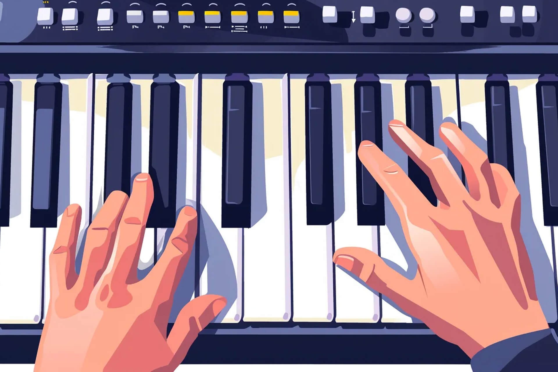 Proste melodie na keyboard: 5 łatwych melodii na keyboard