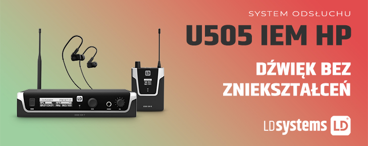 LD Systems U505 IEM HP - System odsłuchu LD Systems U505 IEM HP - System odsłuchu